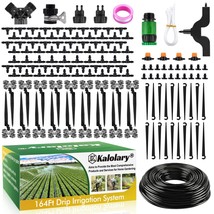 164Ft Automatic Drip Irrigation Kit, Kalolary Micro Garden Watering System With - £29.64 GBP