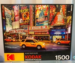Kodak Premium Puzzles Cra-Z-Art 1500 Piece Puzzle NYC Pre-Owned #8900 - £11.67 GBP