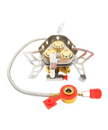 6800W Outdoor Tourist Foldable Windproof Camping Gas Stove Copper Nozzle - $787.13 MXN