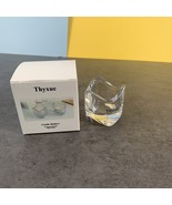 Thyxue Candle holders Candlesticks of glass, Clear Glass Candle Holder  - $5.99