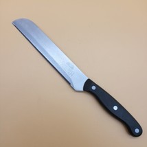 Chicago Cutlery Carving Knife 7&quot; Blade Black Handle 3 Rivets Round Tip S... - $11.97