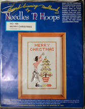 Easy Cross Stitch Kit for Christmas 7&quot; x10&quot; finished size - £5.50 GBP