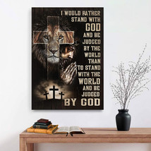 Jesus Lion Wall Art Lion of Judah Decor Gift for Jesus Christ Canvas Wall Art - £18.24 GBP+