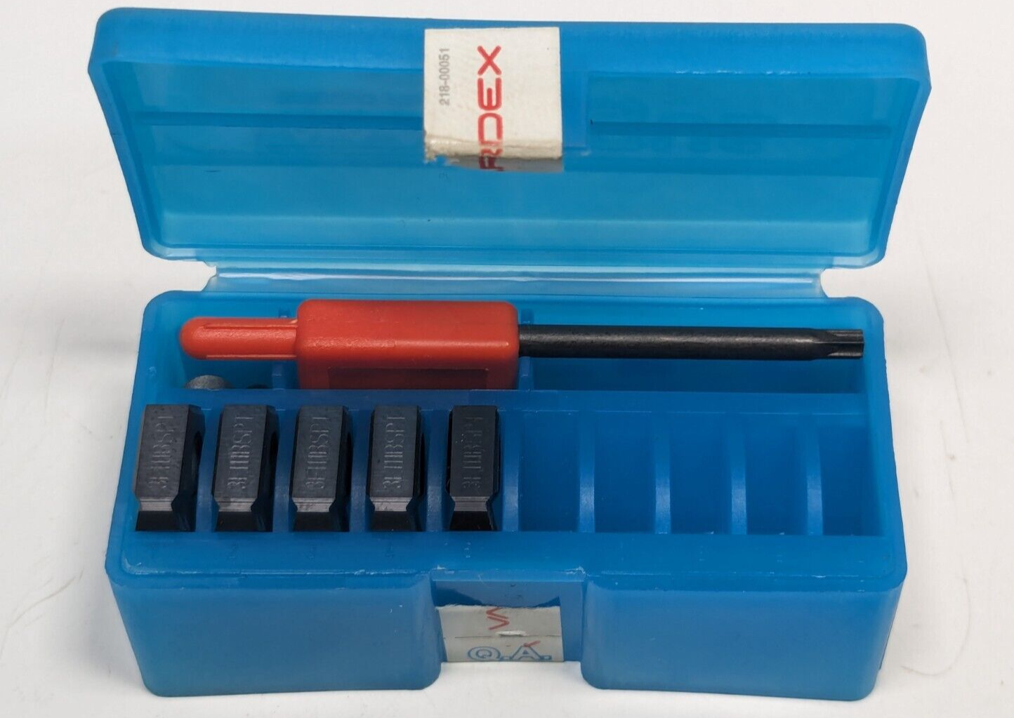 LOT of 5 Unused VARGUS VARDEX THREAD MILL INSERTS - 3EI 11BSPTTM2 - Grad... - $118.79