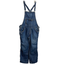 Vintage Old Navy Sz 46 Overall Bib Mens Blue Jeans Straight Relaxed Inse... - £24.57 GBP
