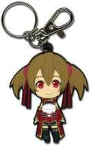 Sword Art Online Chibi Silica Closed Mouth Smile Key Chain GE36637 *NEW* - £7.97 GBP