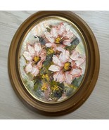 Vintage Original Oil Painting Wild Flowers - $126.21
