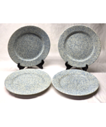 SIGNATURE HOUSEWARES Stoneware 10.75&quot; Dinner Plates TABLEROCK GRAY - Set... - $52.60 CAD
