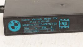 BMW E36 318i 325i 328i M3 Convertible Soft Top Roof Control Module 61.35 8379540 image 2