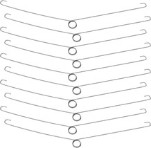 10 Pack Recessed Lighting Springs Torsion Spring Clips For, 8.25 X 1.2 I... - £18.84 GBP