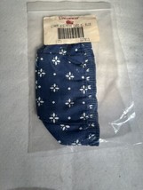 Longaberger Business Card Basket Liner in Classic Blue Fabric - $10.84