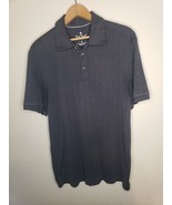 Nat Nast Shirt Mens MEDIUM  Modal Blend Short Sleeve Gray Golf POLO char... - $15.36 CAD