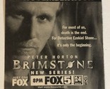 Brimstone Tv Guide Print Ad Peter Horton TPA9 - $5.93