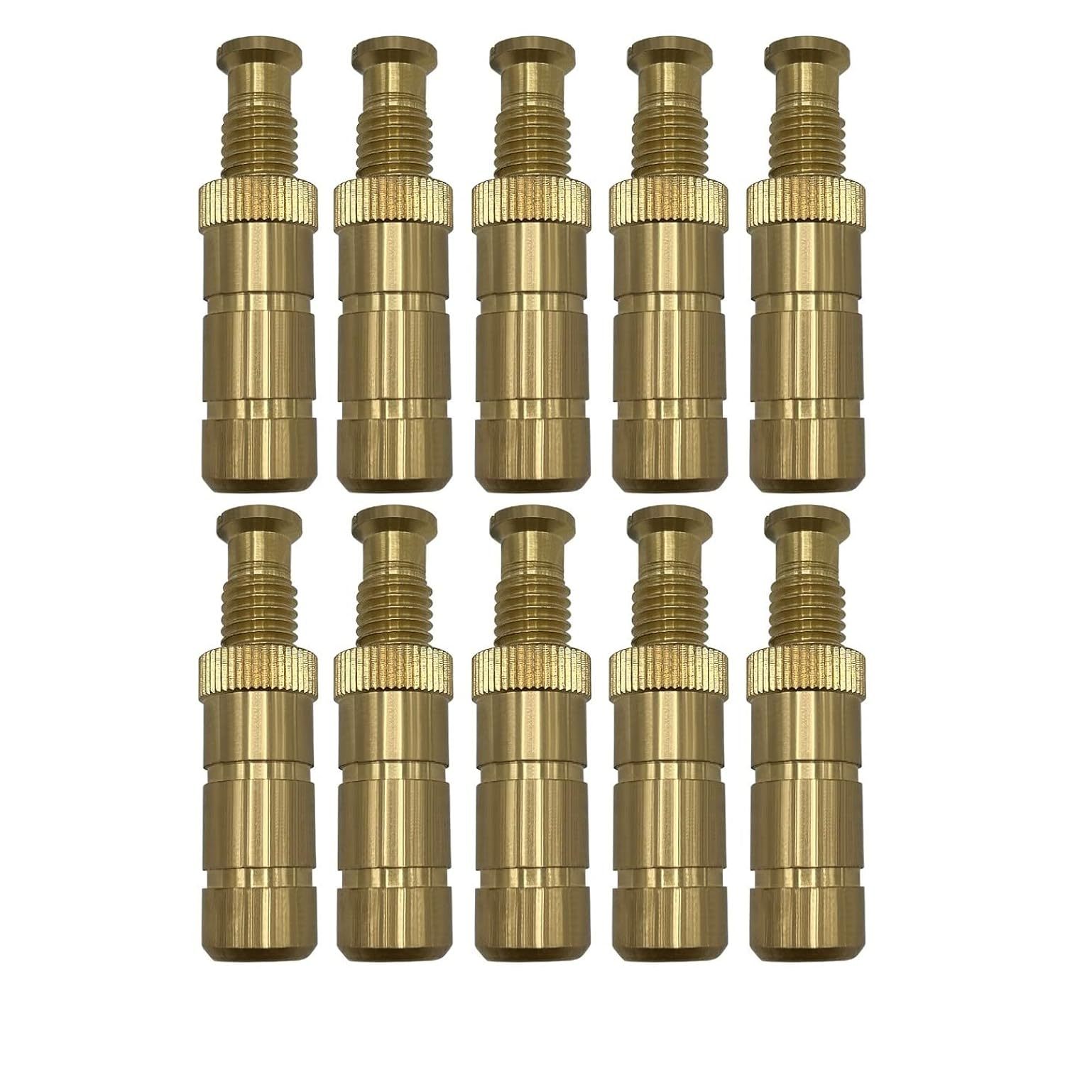 Pool Safety Cover Brass Extended Anchors For Concrete And Pavers - 10 Pack - Ext