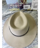 Stetson cowboy hat Dune 5X Gun Club fur felt Silverbelly size 7 3/8  - £114.06 GBP