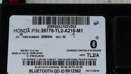 Acura Honda Bluetooth Communication Control Module Link 39770-TL2-A210-M1 image 2