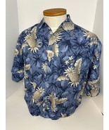 Hawaiian Button Up Shirt Men’s XL Pineapple Tropical Caribbean Vacation ... - $25.61 CAD