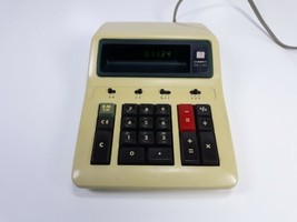 Sharp Electronic Calculator Compet CS-1102 1970s Works Unique Green Display - £15.95 GBP