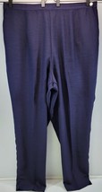I) Woman&#39;s Jaclyn Smith Polyester Pants Navy Blue Size 22 - $9.89