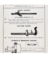 1900 Stanley Tools Panel Gauge Advertisement Victorian Wood Engraving F17E - $368.02 MXN