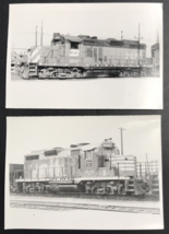 2 Diff Burlington Northern Railroad BN #2070 GP20 Electromotive Train Photos - £10.50 GBP