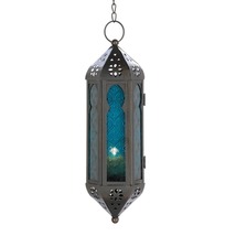 Ocean Blue Serenity Hanging Candle Lamp - $39.95