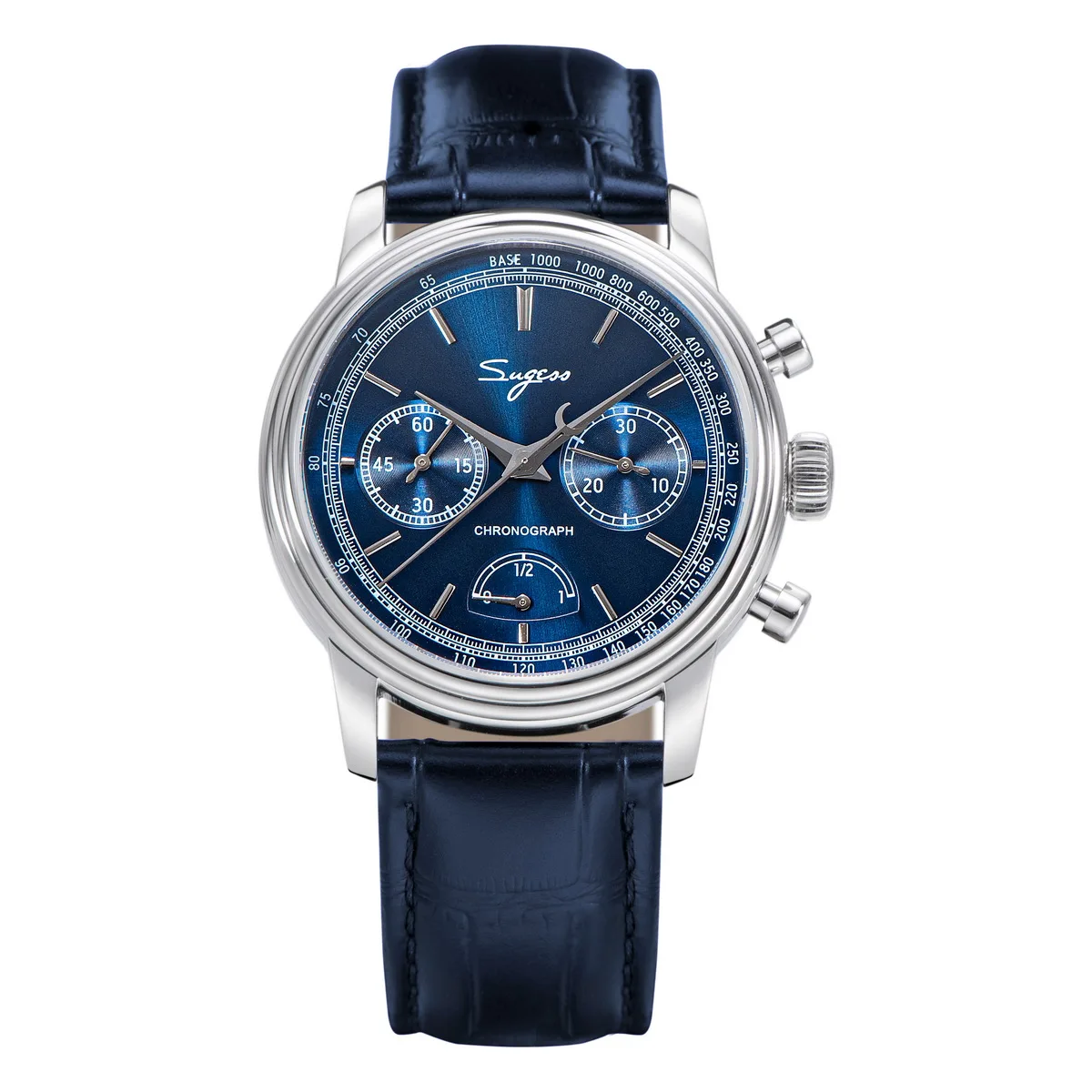 Pilot Watch Men ST1906 Movement Handwind Chronograph Wristwatches Sapphi... - £364.55 GBP