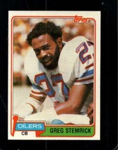1981 Topps #123 Greg Stemrick Exmt Oilers *INVAJ590 - £0.78 GBP