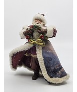 Thomas Kinkade Old World Santa Portrait Figure Victorian 8” Tall 2003 - £31.59 GBP