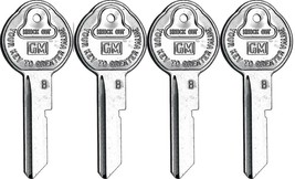 67 Chevy GM Oldsmobile Cadillac Pontiac Buick Pear B Key Blanks OEM 4 Set Briggs - £17.09 GBP