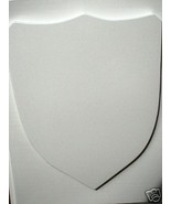 Medieval Celtic Renaissance Plain Smooth Shield Mold Make With Plaster o... - £94.81 GBP