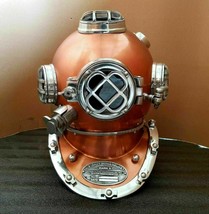 Vintage Boston Morse Diving Helmet Brass Antique Scuba Divers Navy Mark Divers - £169.05 GBP