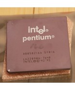 Intel Pentium 166 MHZ CPU P166 A80502166 1993 - Tested &amp; Working 01 - $430.84 MXN