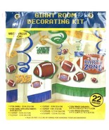 Giant Room Decorating Kit FOOTBALL - The Party Zone - 22 Pieces Mega Val... - £16.70 GBP