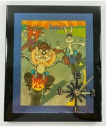 Vintage Looney Tunes Bugs Taz Yosemite Sam Motorcycle Riding Foil Wall C... - $59.39