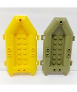 LEGO Boat Small Raft Lot of 2 Parts Pieces 30086 Yellow Olive Green - £4.67 GBP