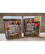 Grand Theft Auto IV AND V-PS3 GTA 4 &amp; GTA 5 PlayStation 3 CIB W/Maps - £18.25 GBP