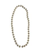 Vintage Faux Pearl Beaded Necklace 16 Inch Cream Glass Pearl Choker Gold... - $16.20