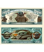 ✅ 100 Pack Star Wars Grogu Child Baby Yoda Mandalorian 1 Million Dollar ... - £19.52 GBP