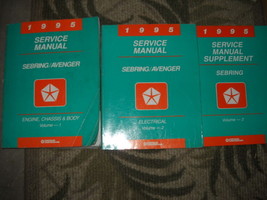 1995 Chrysler Sebring Avenger Shop Service Repair Workshop Manual Set W ... - £2.61 GBP