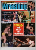 VINTAGE Apr 1987 Sports Review Wrestling Magazine Hulk Hogan Macho Man - £11.73 GBP