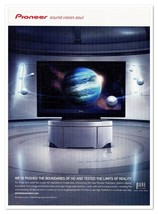 Pioneer Plasma Display HD Blue Gas Planet 2006 Full-Page Print Magazine Ad - £7.58 GBP
