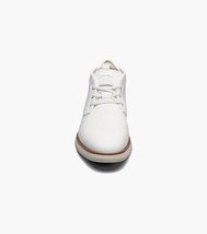 Stacy Adams Eastmont Plain Toe Elastic Lace Chukka Boot White 25748-100 image 6