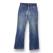 Vintage Levis 517 Jeans Mens 32x33 Faded Blue Denim Bootcut Orange Tab 80s USA - £80.14 GBP