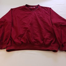 Grand Slam Pullover V-Neck Men&#39;s Red Sweatshirt Pockets Size Large - €11,26 EUR