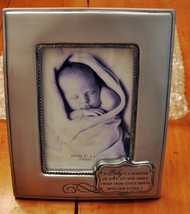 &quot;A Baby is A Blessing&quot; Pewter Picture Frame BRAND NEW - £9.76 GBP