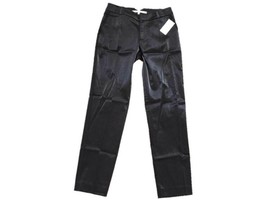 RACHEL by Rachel Roy SHINY Black TUXEDO pants Side STRIPE 0 $119 FREE SH... - £116.75 GBP