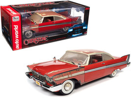 1958 Plymouth Fury Partially Restored Version &quot;Christine&quot; (1983) Movie 1/18 D... - £108.62 GBP