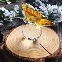 H&amp;D Crystal Flying Butterfly with Crystal Ball Base Figurine 2 * 1.8 * 2.1 - $22.01