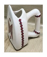 Vintage Iron Shaped Toothpick Match Holder Ceramic Nice For Tiny Air Pla... - $136.68 MXN